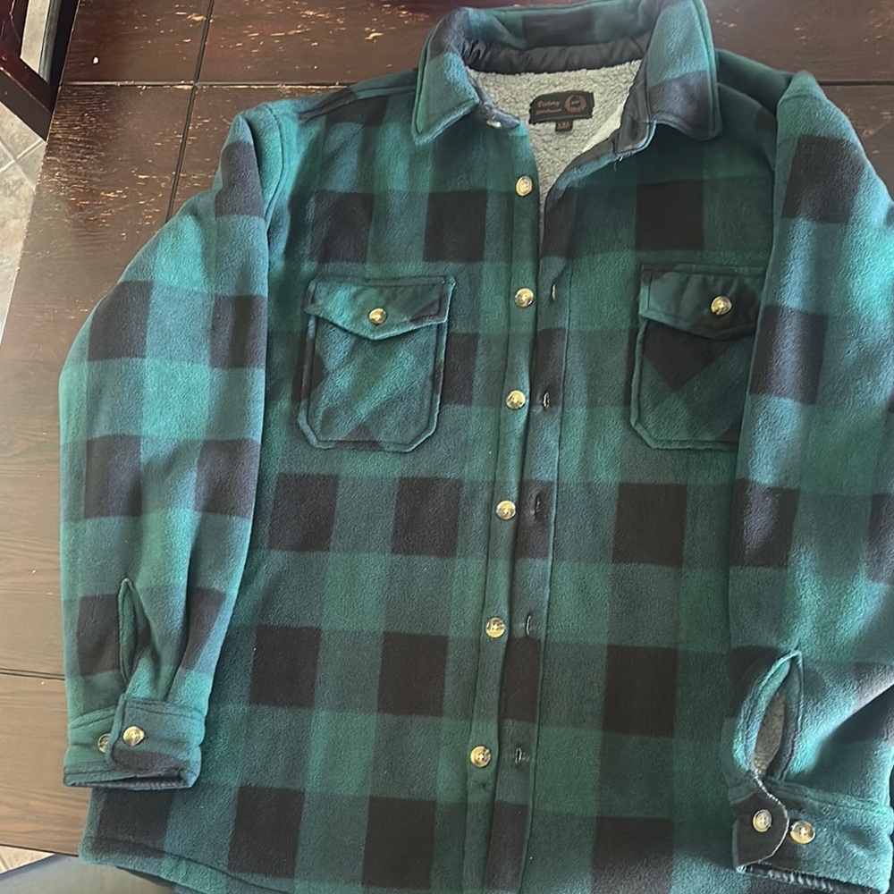 Men’s Green and Black Sweater with Jean Jacket Style